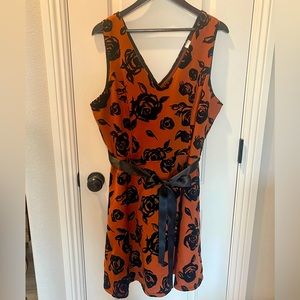 3 XL burnt orange dress New without tag